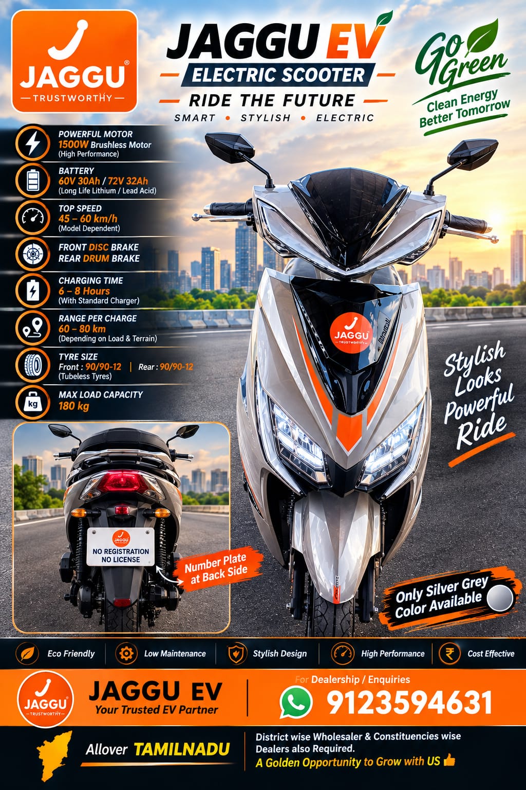 Jaggu EV electric scooter campaign
